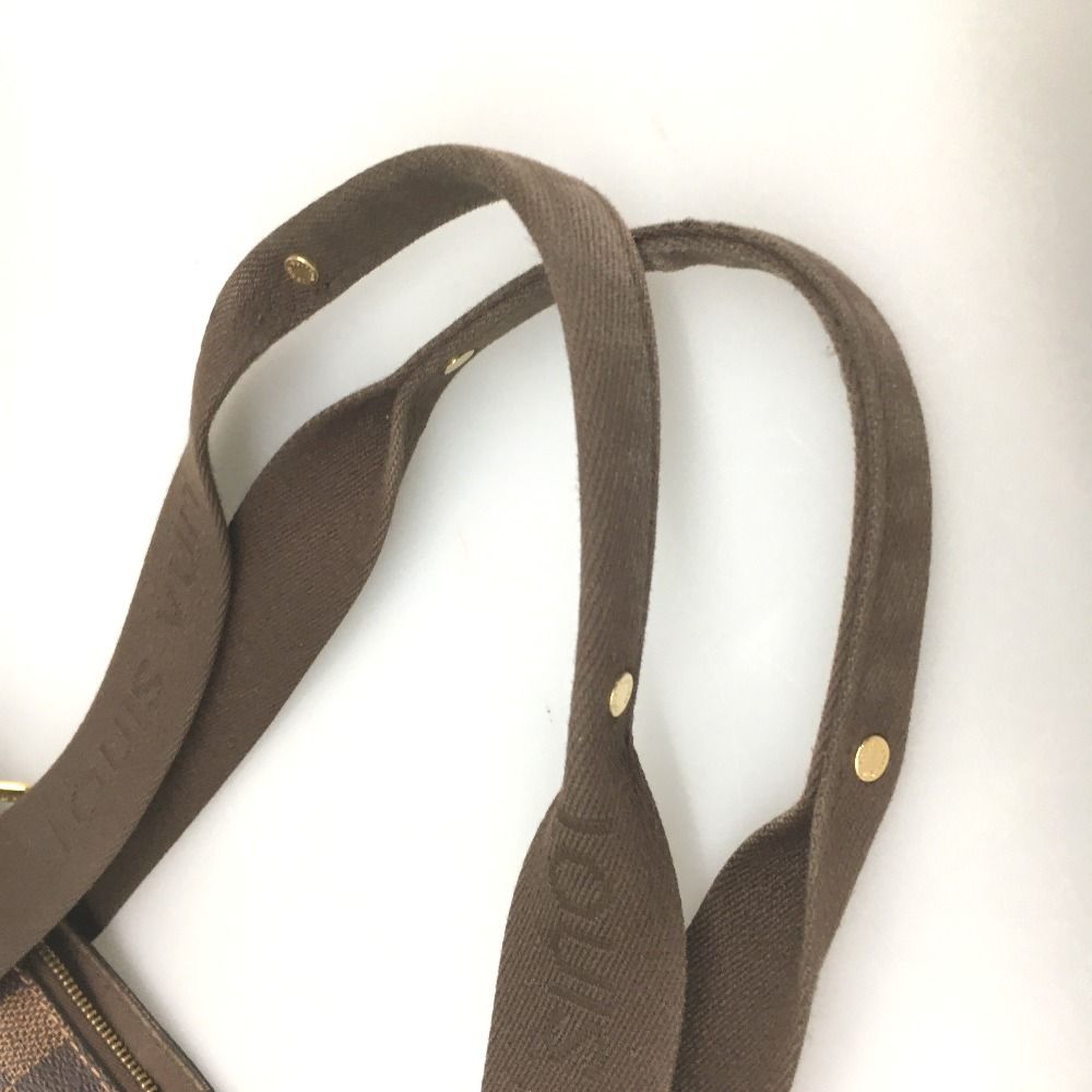 Louis Vuitton Damier Tote Bag Hippopotamus Boule Zipper Damage