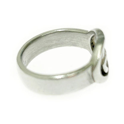 Gucci Silver Interlocking G Ring 5.2g 925 Engraved 365550 Ring
