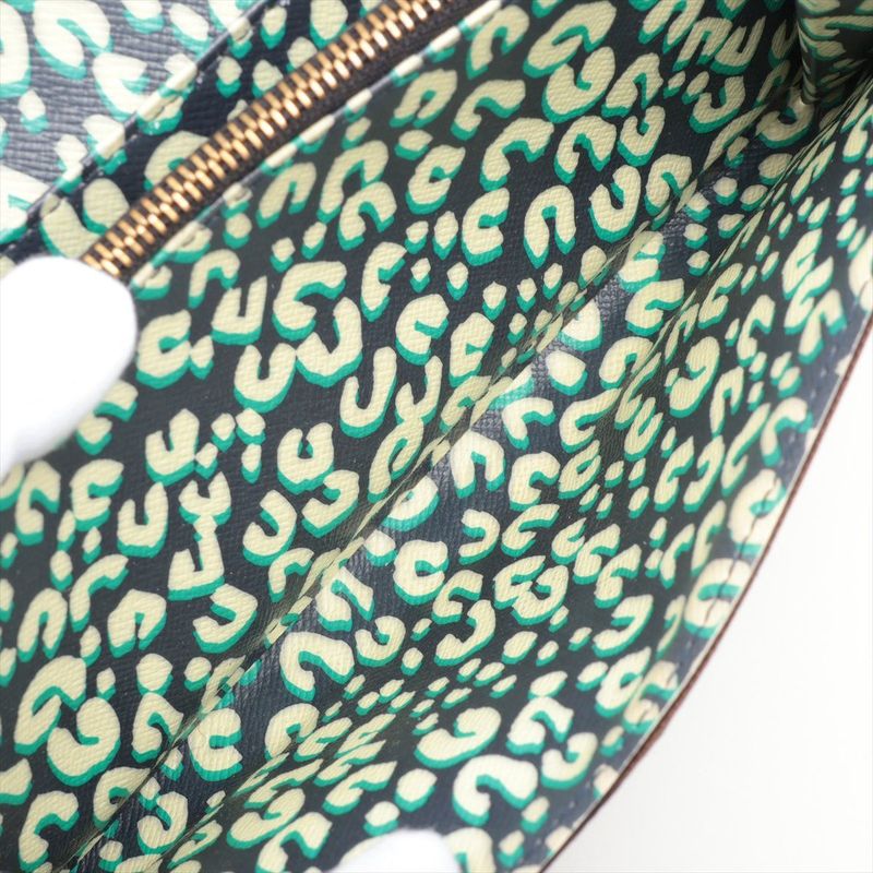 Louis Vuitton Monogram Portefeuille Sarah Long Wallet M60104 Leopard Brown And