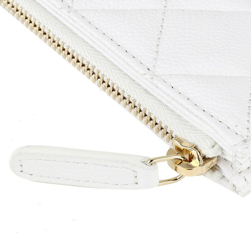 Chanel Coin Case White