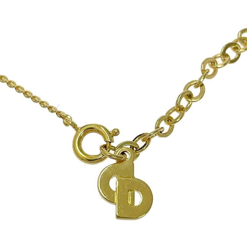 Christian Dior GP CD Logo Necklace Gold 459567 Necklace