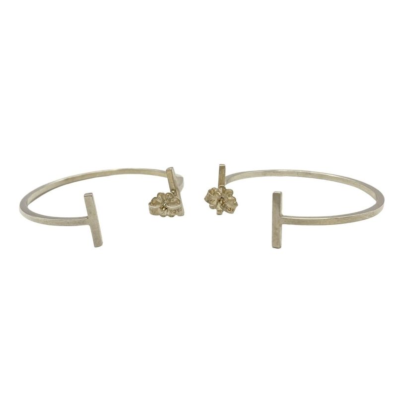 Tiffany & Co Earrings In Silver With T-wire