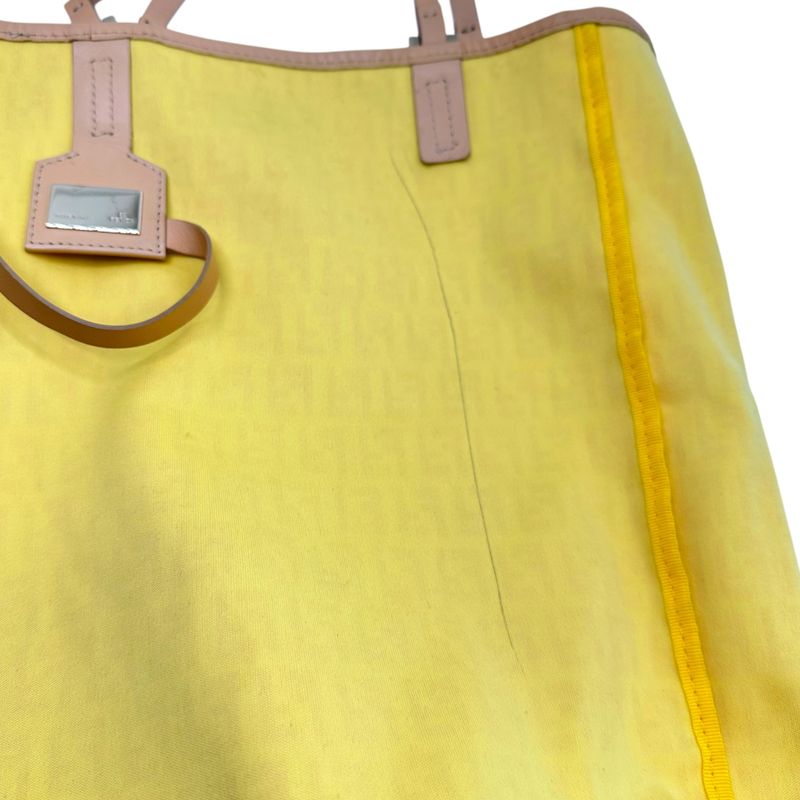 Fendi Zucchini Pattern Tote Bag with Mini Pouch Zucchini Pattern Mini Pouch