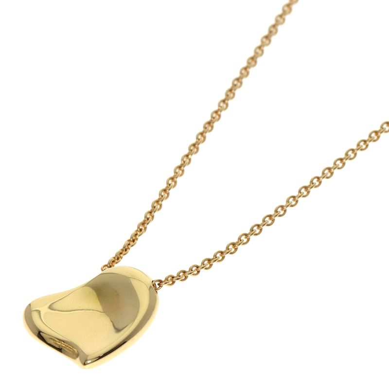 Tiffany & Co Full Heart Necklace 18K Yellow Gold Ladies
