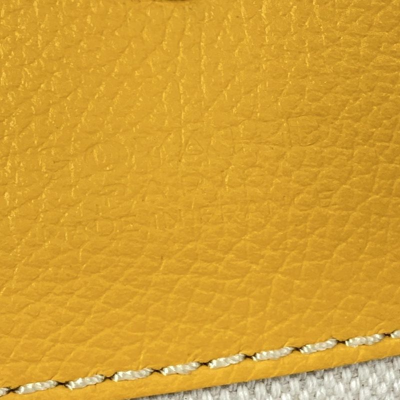 Goyard Saint Louis GM Yellow Leather Tote Bag