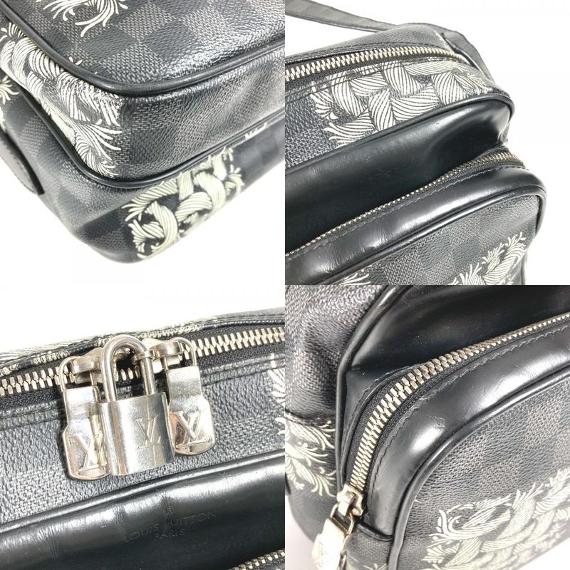 Louis Vuitton Shoulder Bag Nile PM Nile PM N41572 Damier Graphite Canvas Black