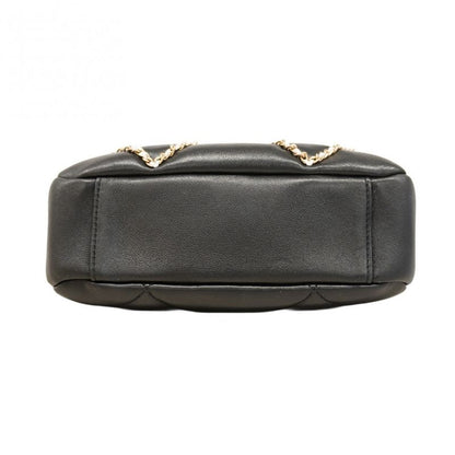 Chanel Shoulder Bag Matelasse Lambskin Black Chien Pan Gold Hardware Women