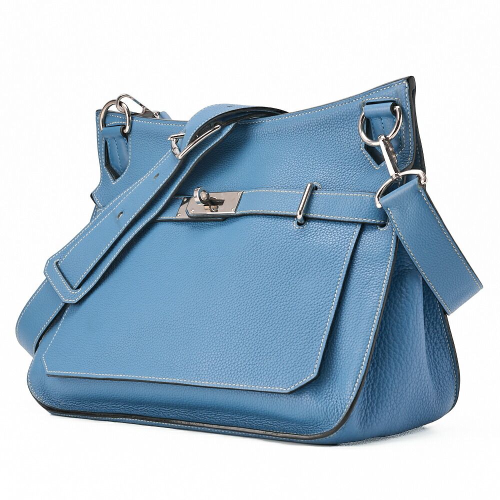 Hermes Gipsyère 34 Shoulder Bag Taurillon Clemence Blousine (silver Hardware)