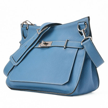 Hermes Gipsyère 34 Shoulder Bag Taurillon Clemence Blousine (silver Hardware)