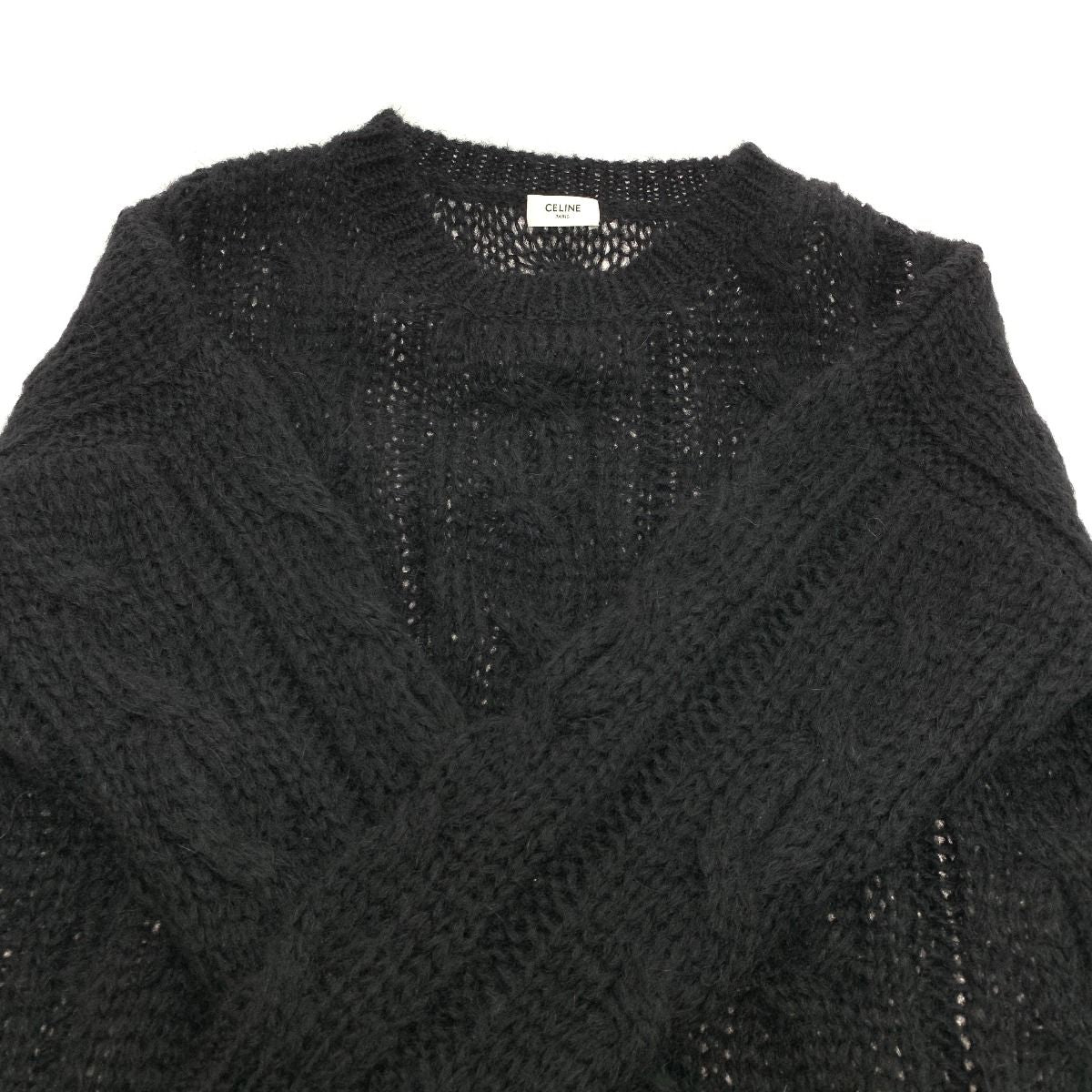 Celine Men's Knit Sweater Size XS 22a99z586s Black