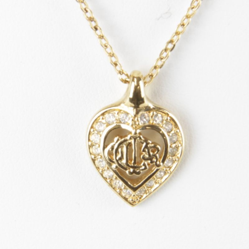 Christian Dior Necklace (parts Off) + Earring Set With Box Necklace