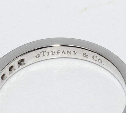 Tiffany & Co Ring Pt950 With 13p Diamonds Half Circle Channel Setting Band Ring