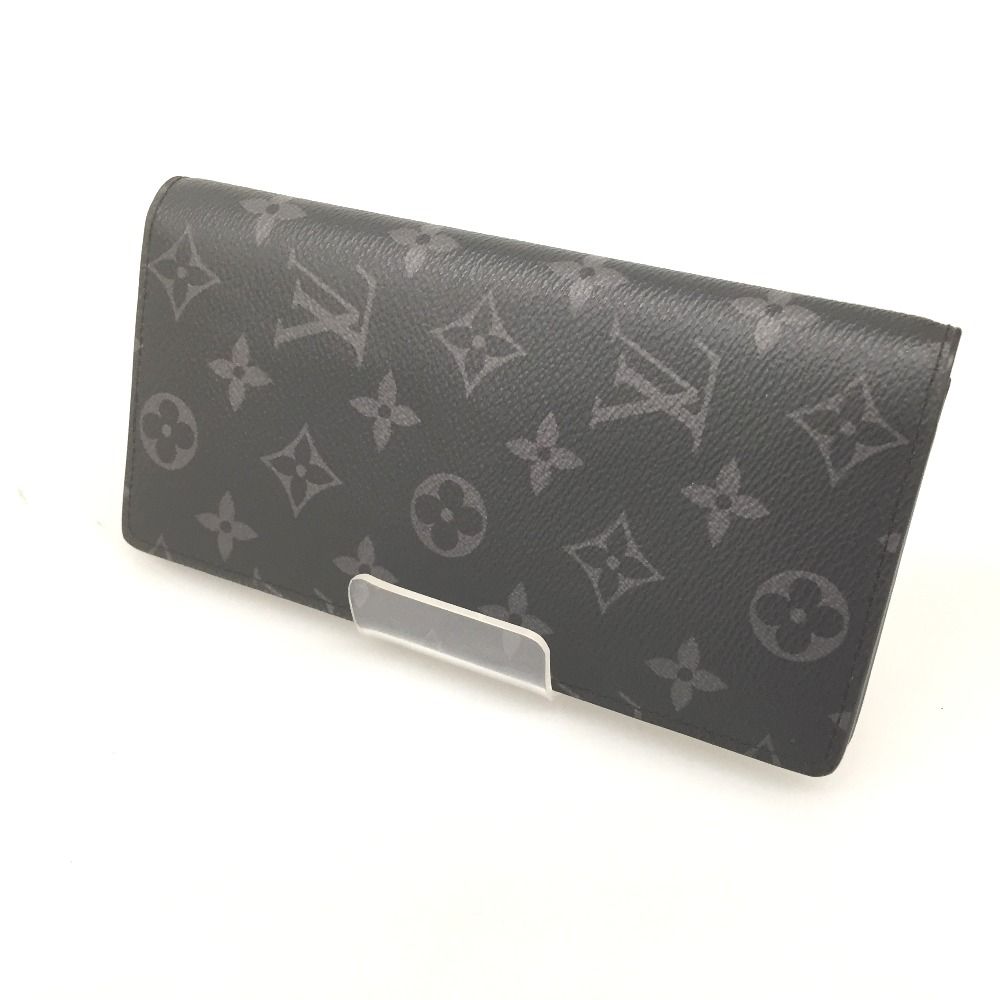 Louis Vuitton Bifold Wallet Monogram Eclipse Portefeuille Brother Initial