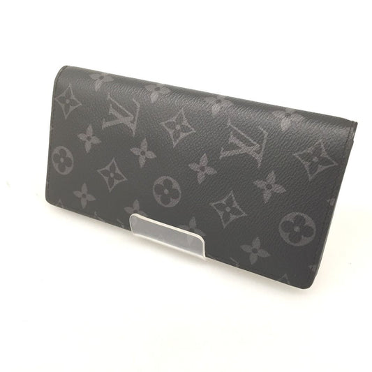 Louis Vuitton Bifold Wallet Monogram Eclipse Portefeuille Brother Initial