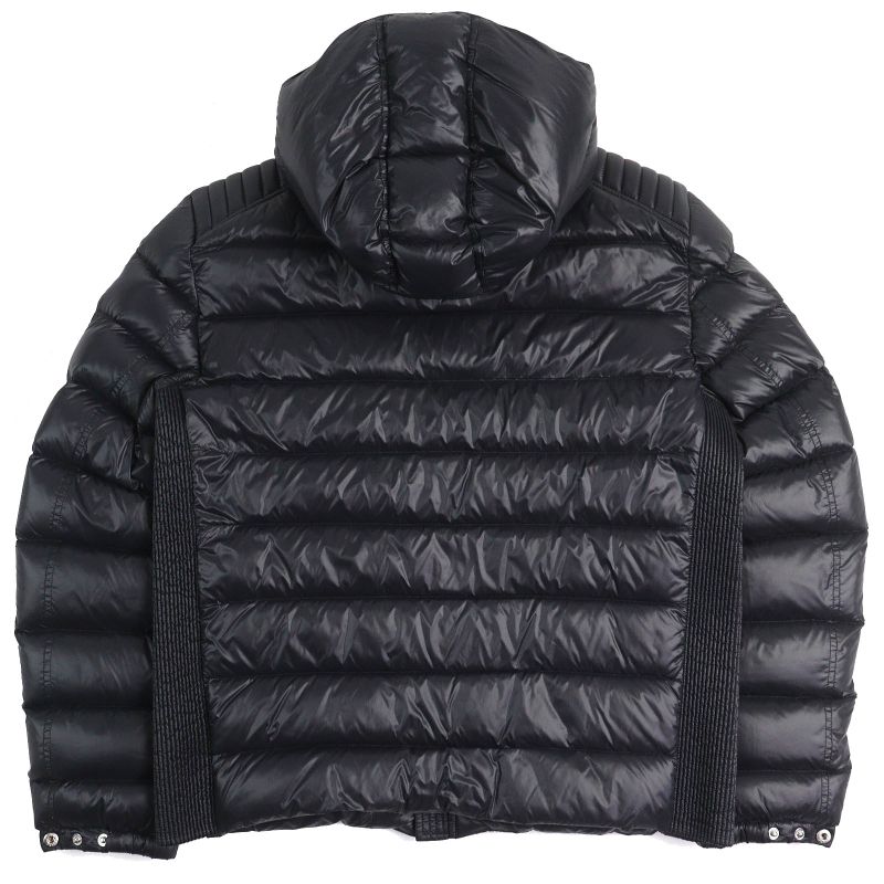 Prada 2020 Sga654 Triangle Logo Triangle Plate Hooded Down Jacket Black 52