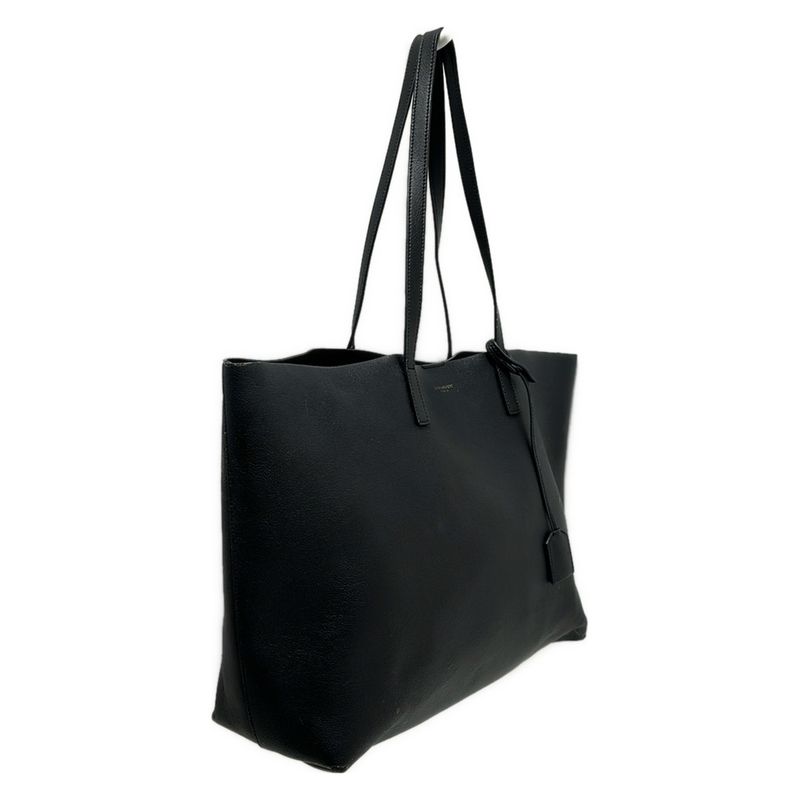 Saint Laurent Paris Tote Bag Shopping Tote 394195 Black Leather