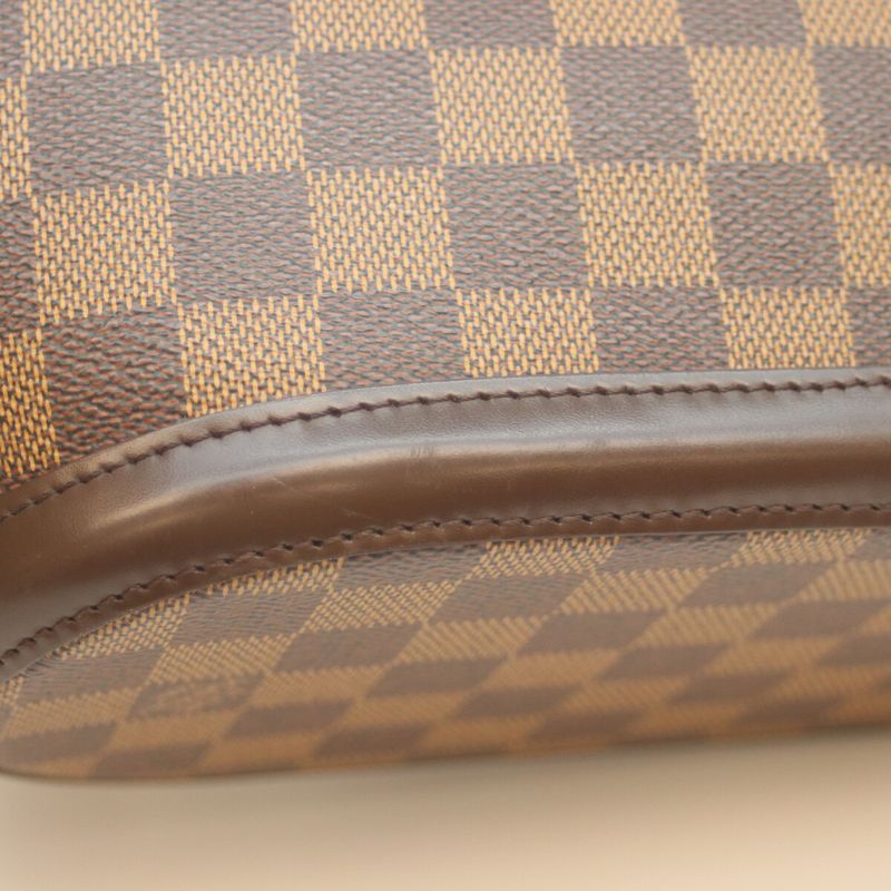 Louis Vuitton 08 N51121 Damier Manosque PM Tote Bag Brown Ladies