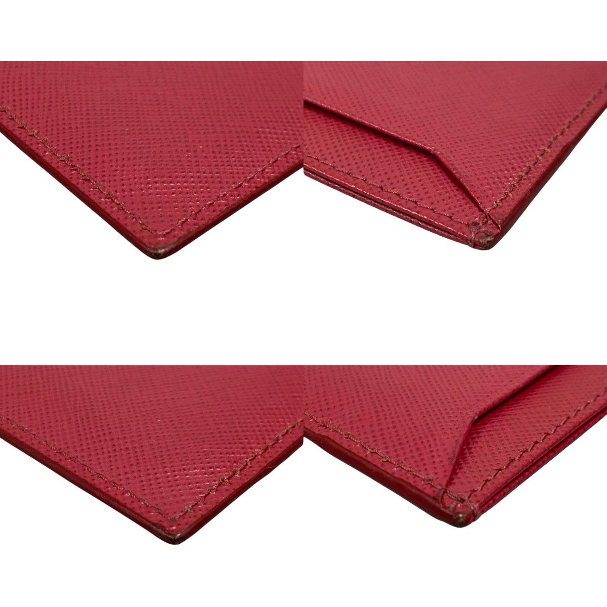 Prada Saffiano Card Case/business Card Case 1mc362 Pink