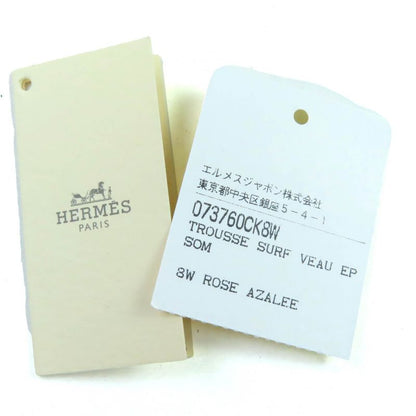 Hermes 073760ck8w Vaux-epson Rose Azalea Surf Motif Pencil Case Pencil Case