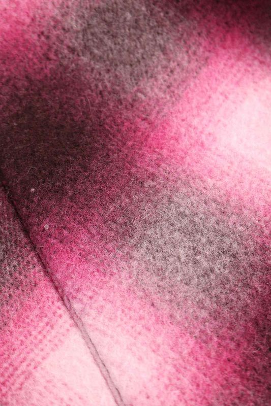 Balenciaga 814623 Tru13 Checked Padded Shirt Blouson Women's 36