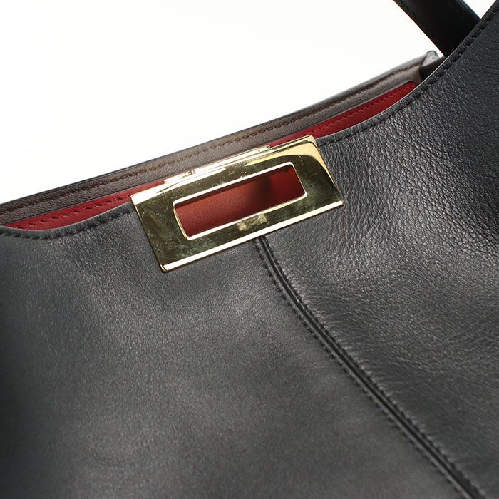 Fendi Peekaboo X Light 8bn304 A5E8 F13x3 Handbag Leather Women