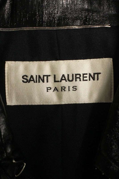 Saint Laurent Paris 337876 Ym20u Faye Cles The Trench Coat Men's 46