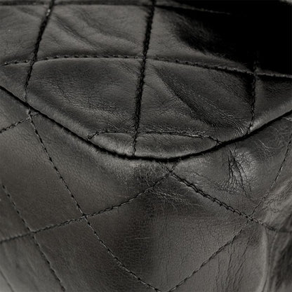 Chanel Matelasse 25 Chain Shoulder Bag Lambskin A01112 Black Gold Hardware Coco