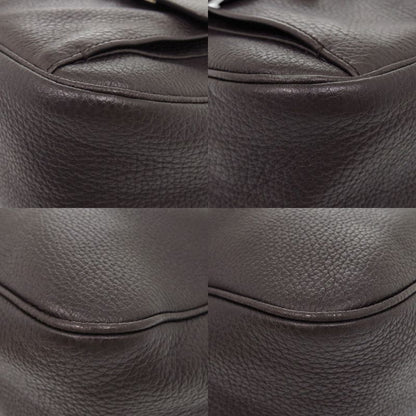Gucci 293581 One Shoulder Bag Leather Dark Brown Handbag 1175 Gucci