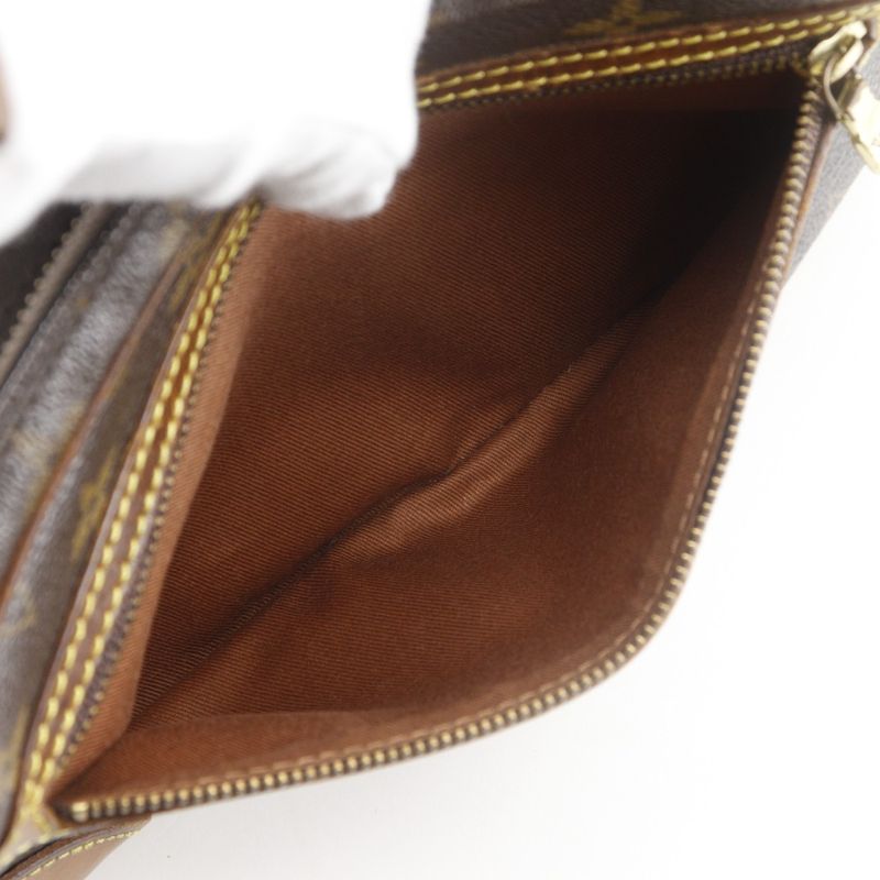 Louis Vuitton Marly Dragonne Vintage M51825 Monogram Canvas Brown Sl0916 Unisex