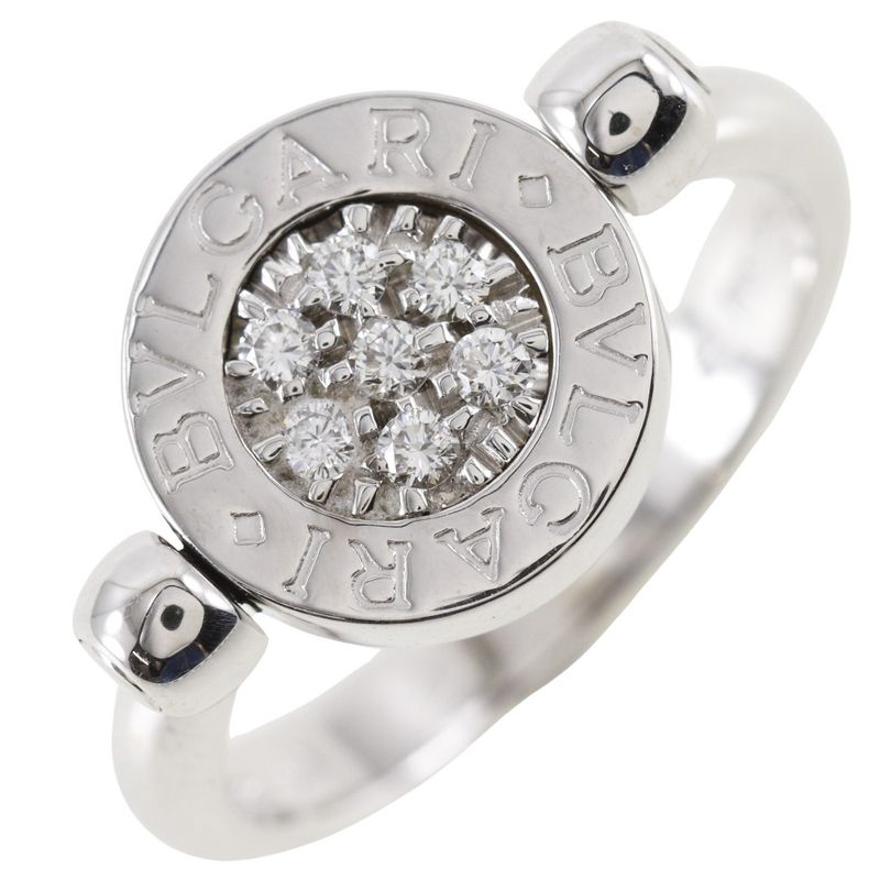 Bvlgari Bulgari Lapis 18kwhite Gold × Lapis Lazuli #9 Ladies 6.0g Ring