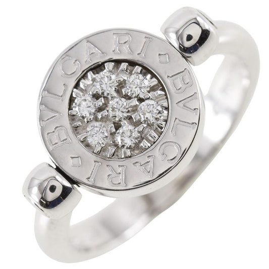 Bvlgari Bulgari Lapis 18kwhite Gold × Lapis Lazuli #9 Ladies 6.0g Ring