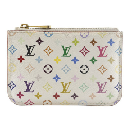 Louis Vuitton Pochette Cles M93734 Monogram Multicolor White Ca4019 Ladies Coin