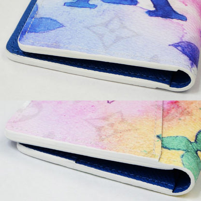 Louis Vuitton Watercolor Monogram Organizer De Poche M80456 RFID White