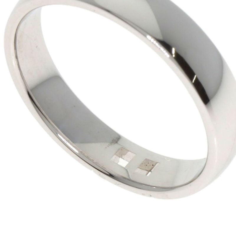 Hermes Ever Hera Cles Diamond #49 Ring 18K White Gold Ladies