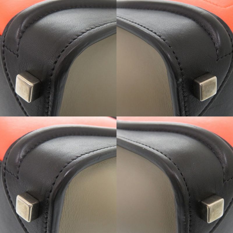 Celine Luggage Micro Shopper Leather Multicolor Handbag 0497 Celine