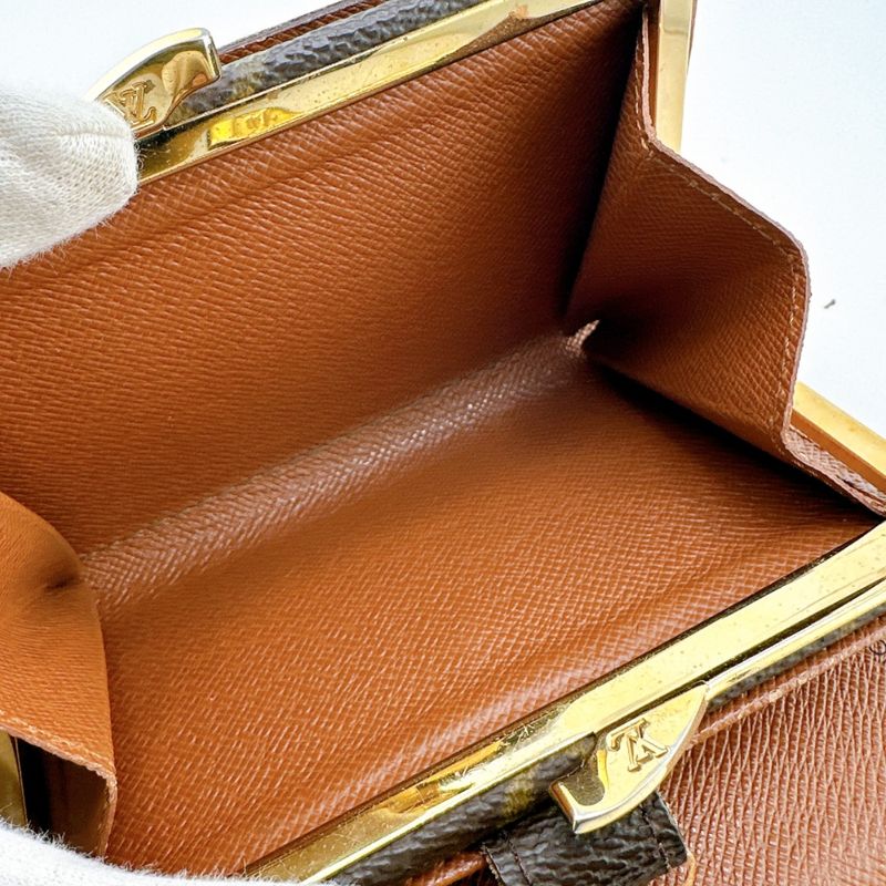 Louis Vuitton M61663 Monogram Wallet With Credit Card Pocket Porte Monet Vieux