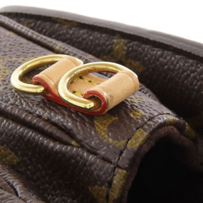 Louis Vuitton M46279 Pochette Metis EW Handbag Monogram Canvas Women