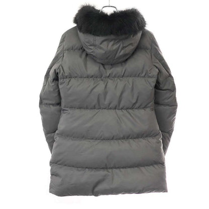 Prada Fur Down Coat 29e117 106o Gray 40