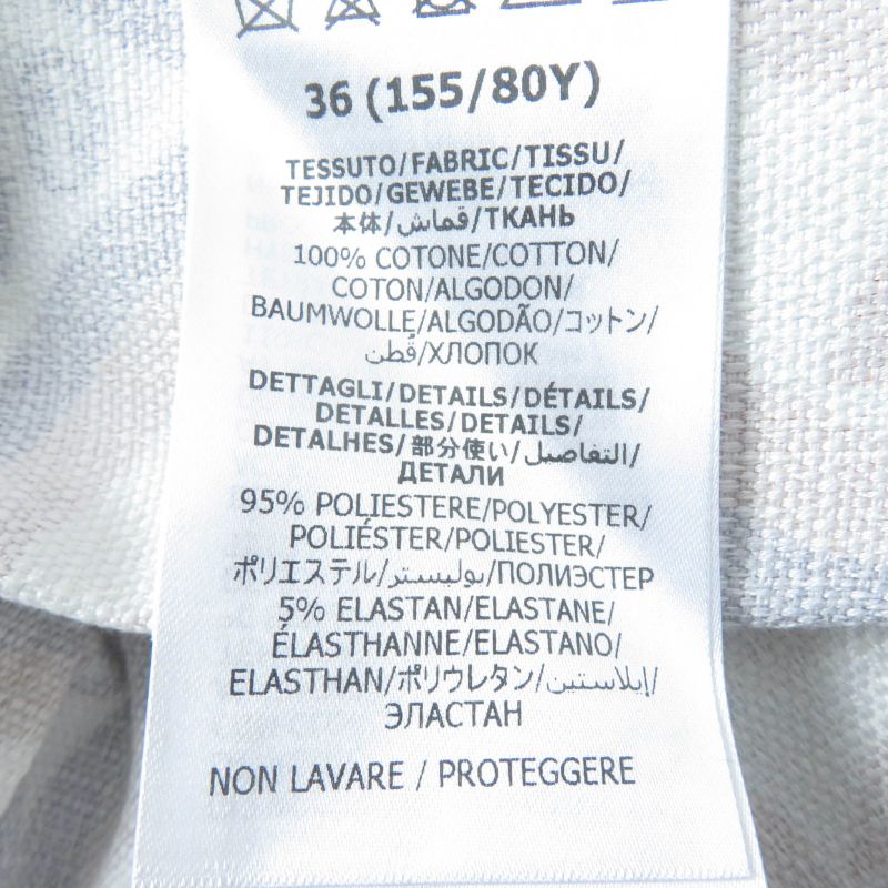 Gucci×adidas 703002 Trefoil Logo Total Short Sleeve Shirt Orange 36 Made In