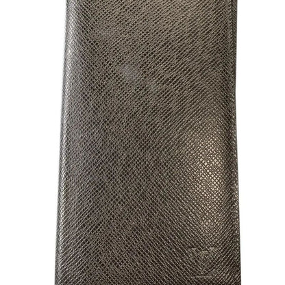 2577 Louis Vuitton Portefeuille Brazza Long Wallet M32572 Taiga Ardoise Black
