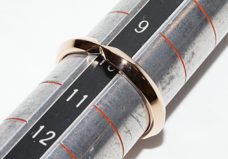 Tiffany & Co Ring 18K Pink Gold Nesting Narrow Band Ring