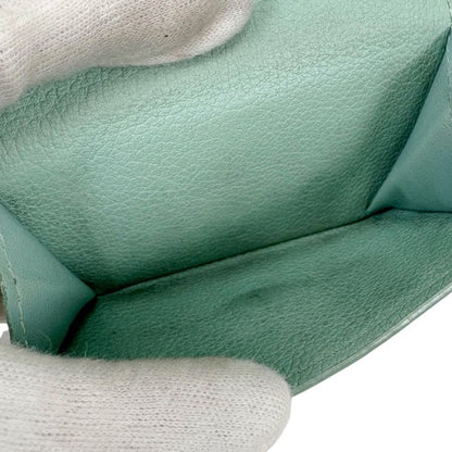 Louis Vuitton Portefeuille Lock Me Trifold Wallet Mini Wallet Light Green