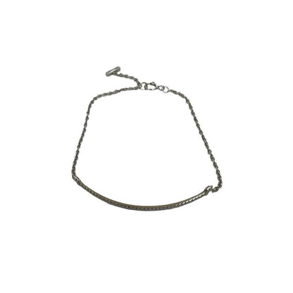 Tiffany & Co T Smile Bracelet 18kwhite Gold Diamond