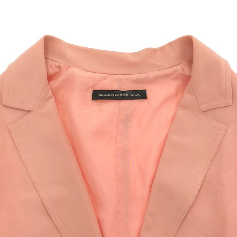 Balenciaga 13ss Silk Tailored Jacket 312877 Pink