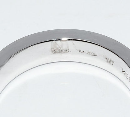 Bulgari Ring 18K White Gold Diamond 1p(004ct) Bzero1 Ring Bulgari Double Logo