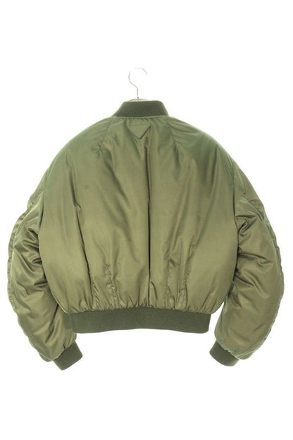 Prada Sgc350 Re-nylon Cropped MA-1 Bomber Jacket Blouson Men's S
