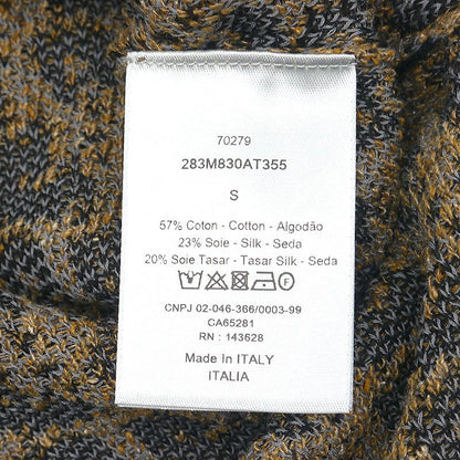 Dior Knit Short Sleeved Polo Shirt 283m830at355 S Brown