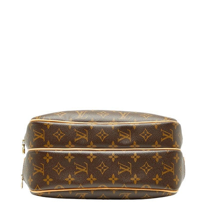 Louis Vuitton Monogram Reporter PM Crossbody Shoulder Bag M45254 Brown PVC