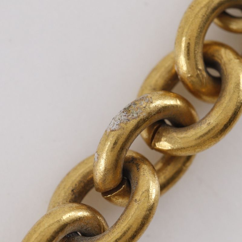 Chanel Coco Mark Vintage Matelasse Gold Plated Ladies 163.3g Necklace