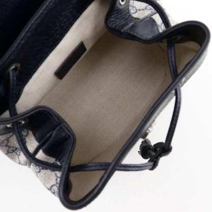Gucci Ophidia Mini 795221 GG Supreme Canvas Gray/navy Blue Ladies Backpack/daypa